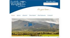 Desktop Screenshot of foothillsweightloss.com